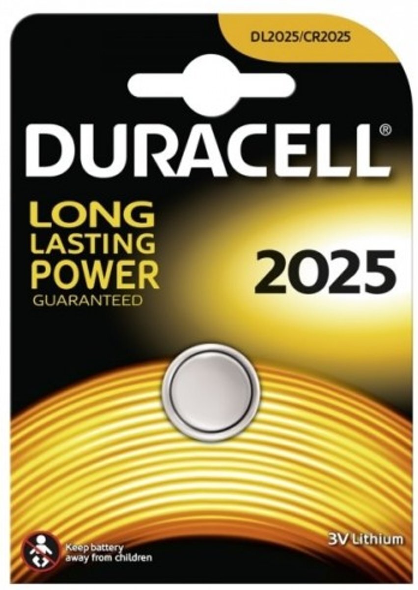 Duracell knoopcel DL2025 3V Lithium batterij - 10 stuks