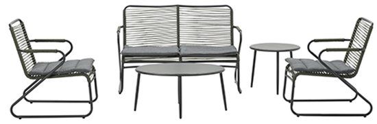Garden Impressions Hermes Loungeset - Rope Moss Green - 5-delig