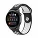 By Qubix Qubix Sport Edition siliconen band - Zwart + wit - Geschikt voor Huawei Watch 5 - 46mm