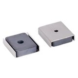 Magneet Expert® 26 x 23 x 6,3 mm dik (x 3 mm gat) Ferrietkanaalmagneet - 6,1 kg Trek (Pack van 40)