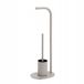 Sans marque Beige Porte-rouleau de papier toilette et porte-brosse de toilette - Métal
