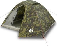 vidaXL Koepeltent 3-persoons waterdicht camouflage