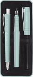 Faber-Castell giftbox Poly Pen - met balpen en vulpen - caribic blue - FC-241053