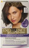 L'Oréal Paris Excellence Cool Crème 5.11 - Ultra As Lichtbruin - Permanente Haarkleuring