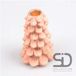 Season Inspired Decoration Kandelaar kerstboom 10x10x15 beigerood