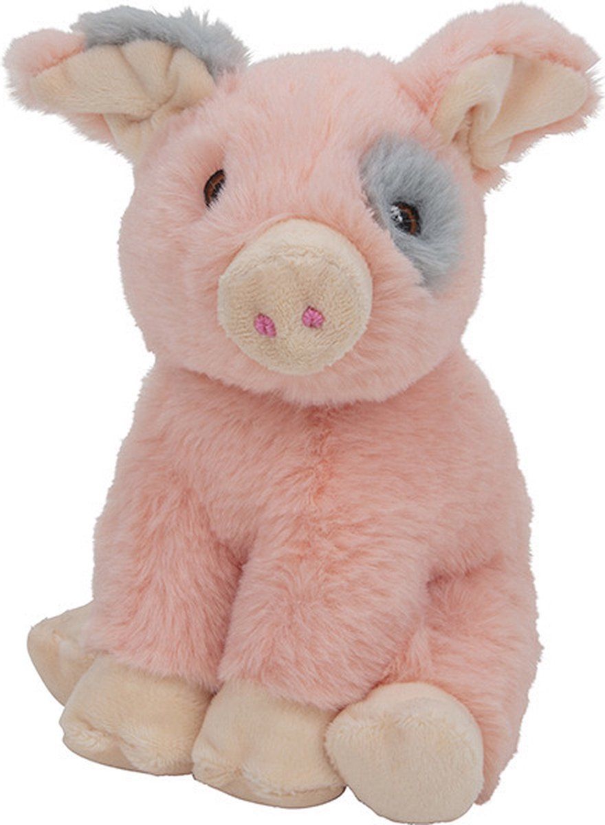 Nature Planet Pluche Varken/Biggetje Knuffel - 18 cm