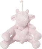Noukie's - Muzikale trekknuffel Lola 20 cm roze