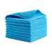 Rubbermaid Commercial Products 16" x 16" Microfiber Light Duty Cleaning Cloth, Blue, 24-Pack (1820583)