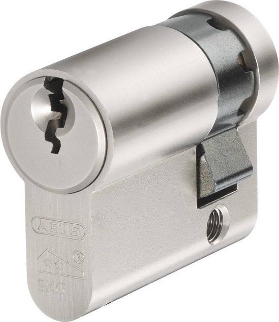 Abus e60 halve cilinder SKG** - Zilver