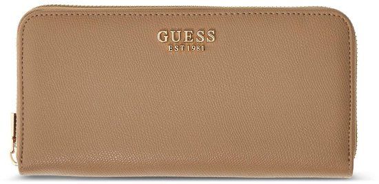GUESS Amorette SLG Zip Around Wallet Beige Taupe