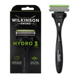 Wilkinson Sword Hydro 3 Skin Protection pour hommes Manche de rasoir régulier + 1 recharge de lames Rasoir pour hommes