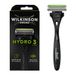 Wilkinson Sword Hydro 3 Skin Protection pour hommes Manche de rasoir régulier + 1 recharge de lames Rasoir pour hommes