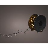 Lumineo Led Compact Verlichting Op Rol 750led 22,5 Meter 8 Functie Twinkel Effect Met Dual Timer Zwart/Soft Gold