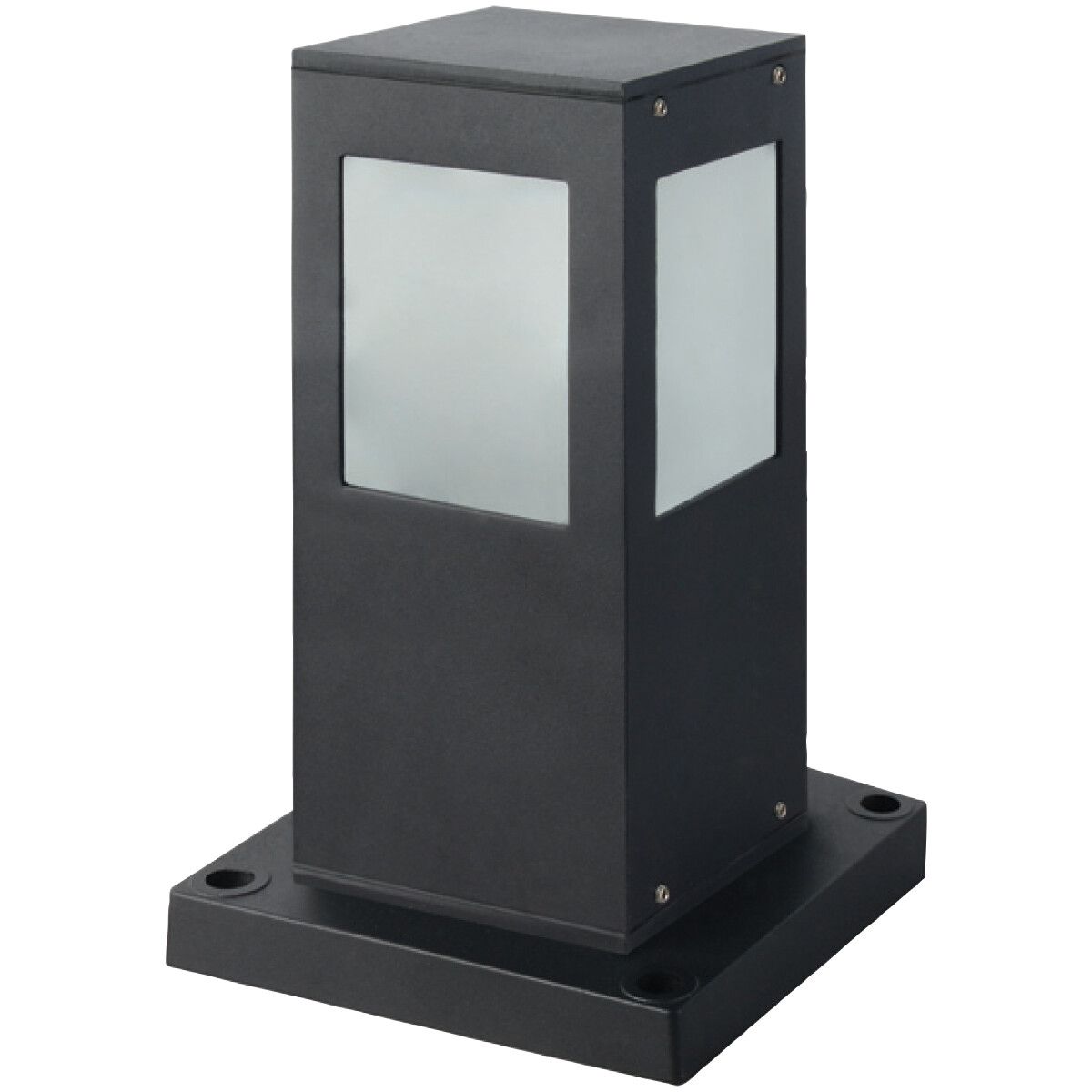 BES LED Kavy 3 - Buitenlamp - Staand - Aluminium Mat Zwart - E27 - 300cm