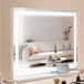 StarTech Hollywood make-upspiegel - Visagiespiegel - LED Verlichting - 3 Kleurstanden - 5x Vergroting - Bluetooth & USB - Slimme Aanraakbediening - 79,7 x 54,7 cm