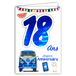 69-2118 Joyeux Anniversaire 69-2118 18e Verjaardag Kaart