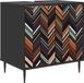vidaXL Badkamerkast OMMEN Zwart eiken 60 x 40 x 61 cm Bewerkt hout