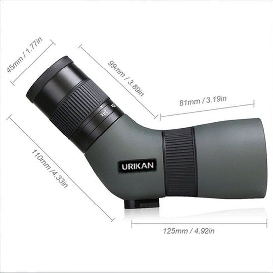 Urikan U-trail 8-24x50 Reisformaat Spotter - Groen