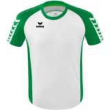 Erima Six Wings Kinder T-shirt Korte Mouw Wit/Smaragd Maat 152