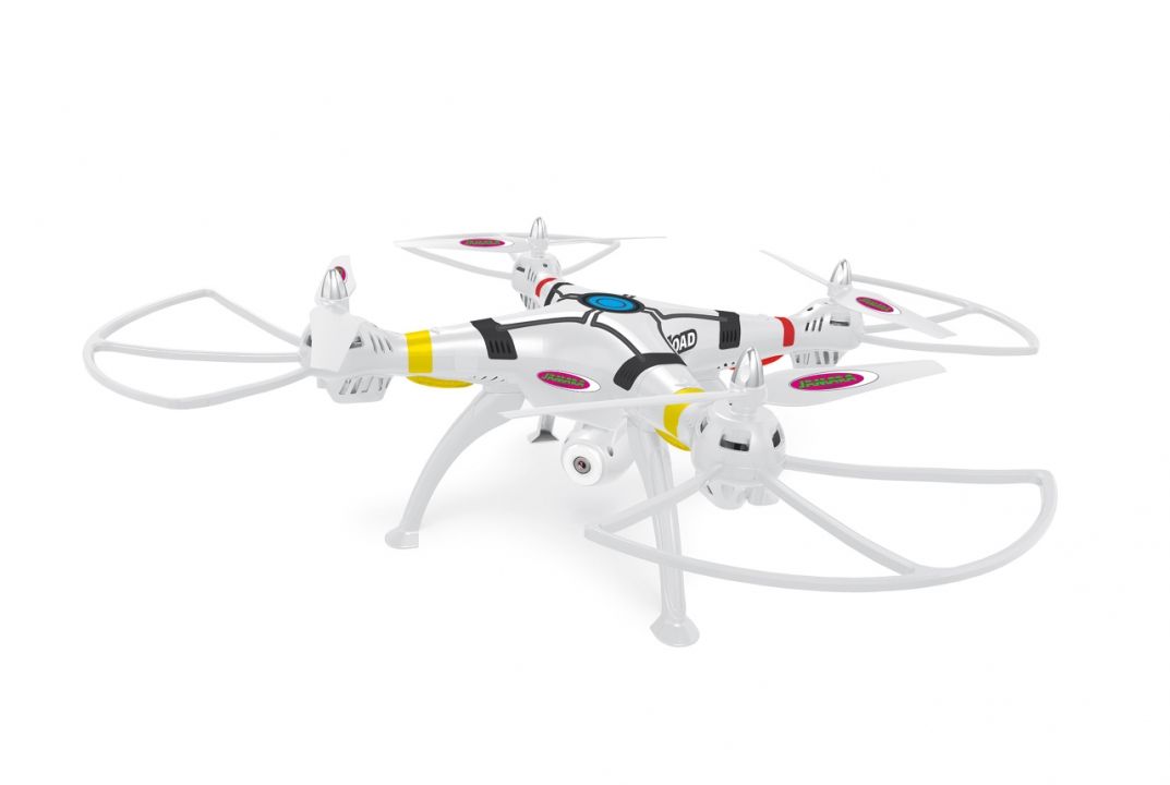 Jamara Payload Drone - White - 2000 mAh Battery - 4 Propellers - 720p Camera