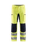 Blåkläder High Vis broek met stretch 1585-1811 - High Vis Geel/Zwart - D108