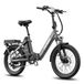 F20 Flex, vélo électrique pliant de ville, 20 pouces, batterie 36V 25Ah, Shimano 7 vitesses, autonomie jusqu'à 120 km, gris