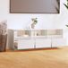 Maison Exclusive - meuble TV, blanc, 140x37x50 cm, pin massif