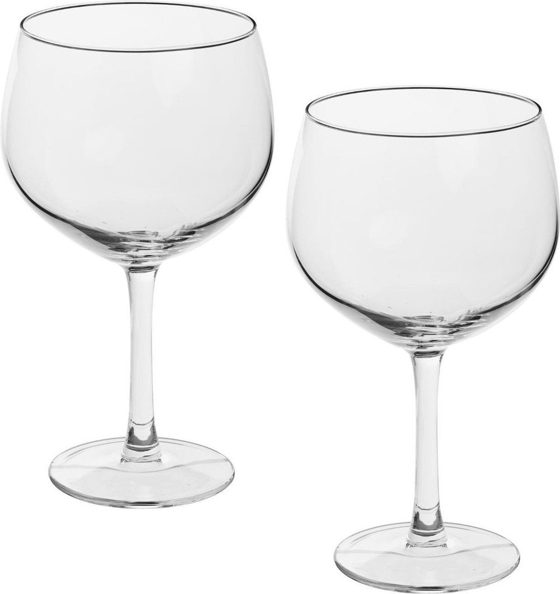 Secret de Gourmet Set van 4x rode wijn glazen 650 ml - Bourg - Glas