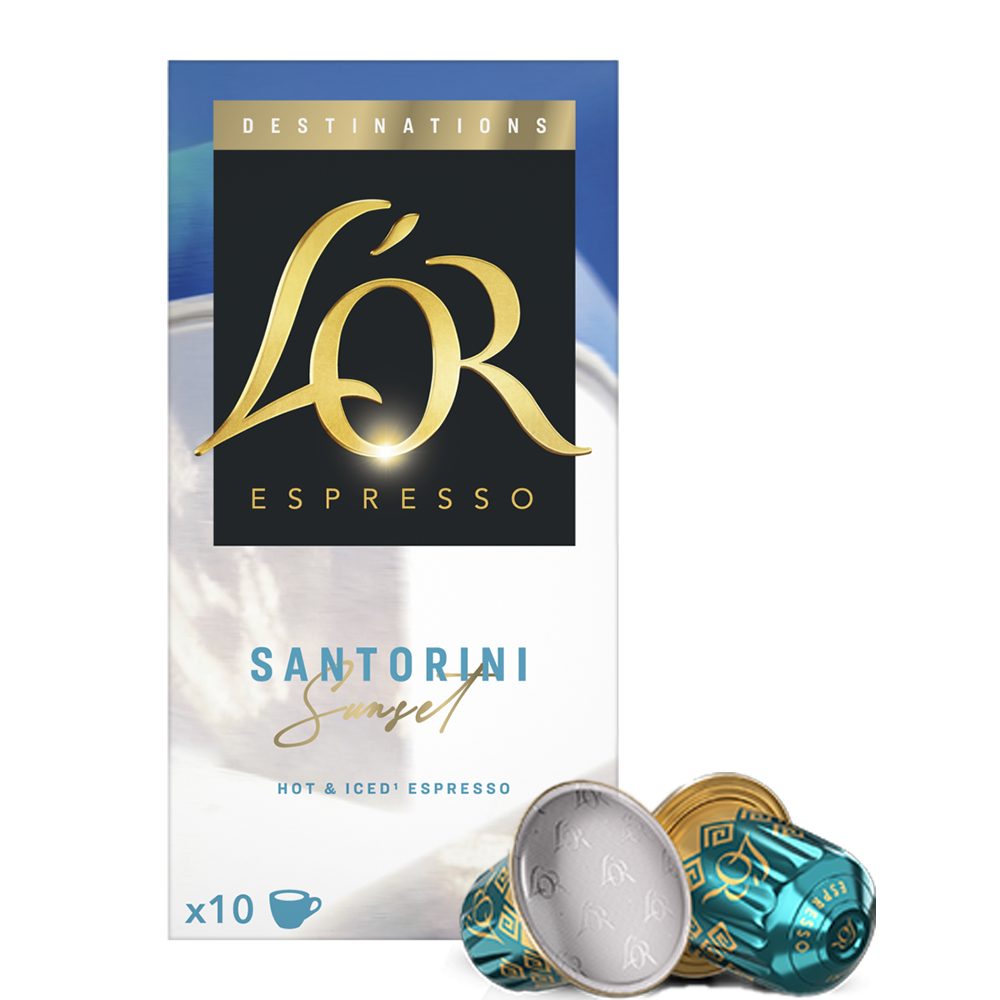 L'OR Santorini koffiecups voor Nespresso®-machines, 10 st.