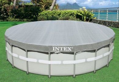 Intex 28041 - Zwembad onderdelen & -accessoires - rond - grijs - 5486 mm