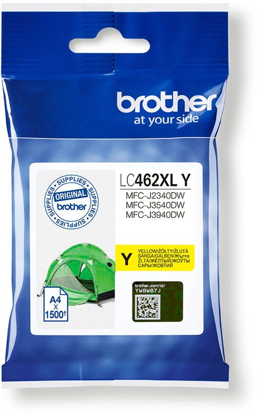 Brother LC462XLY inktcartridge geel hoge capaciteit (origineel)