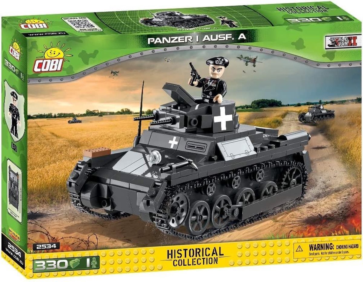 Cobi 2534 Panzer I Ausf.A Bouwstenen, Grijs