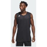 adidas heren M Everyday Pro Bball Jersey Shirt, Black/White, XL