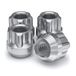 White Knight 41900 M14x1.50 Open End Acorn Wielslot, Chroom, Set van 4