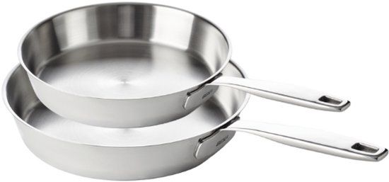 Beka Koekenpannenset Maestro RVS 2-Delig ø 24 & 28 cm