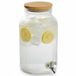 Secret de Gourmet Drankdispenser met kraantje - 6 liter - transparant glas