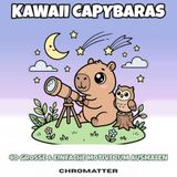 Kawaii Capybaras: 40 Große & Einfache Motive zum Ausmalen