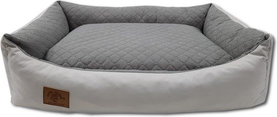 Viking Choice Hondenmand - 100 x 70 cm - Grijs - Waterdicht - Wasbare hoes