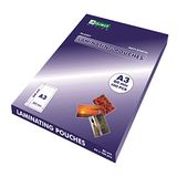 D.RECT Lamineerfolie A3 80 Mic Glanzend Hot Lamineerfolie Verpakking 100 Stuk Transparante Folie