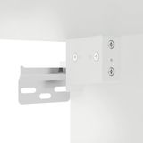 VidaXL Hangkasten, 2 stuks, bewerkt hout, wit