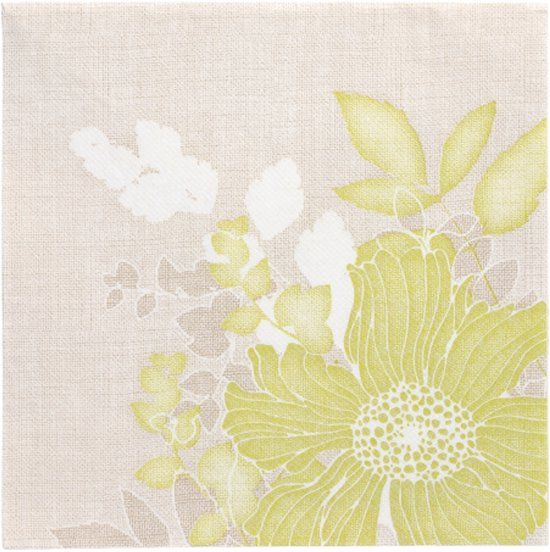 Papstar 50 Servetten ROYAL Collection 1/4 vouw 40 cm x 40 cm groen Annabel