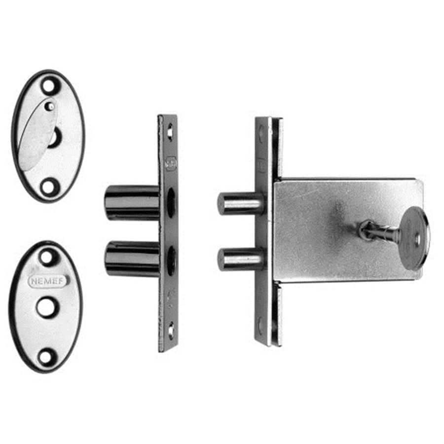 Nemef veiligheids insteek-penbijzetslot - SKG* - doornmaat 45mm - 1008 - 8713515010625