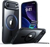 ESR Hoesje Geschikt voor iPhone Air - Classic Hybrid HaloLock Stand - Compatibel met MagSafe & Qi2 - Back Cover met Standaard - Camera Kickstand - Camera Control - Transparant Zwart
