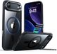 ESR Hoesje Geschikt voor iPhone Air - Classic Hybrid HaloLock Stand - Compatibel met MagSafe & Qi2 - Back Cover met Standaard - Camera Kickstand - Camera Control - Transparant Zwart