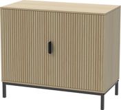 Vicco Lennox Ladekast – 80 x 45 cm met 2 deuren Eiken