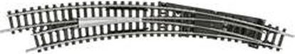 Minitrix N Minitrix rails T14947 Gebogen wissel, Links 30 ° 1 stuk(s)