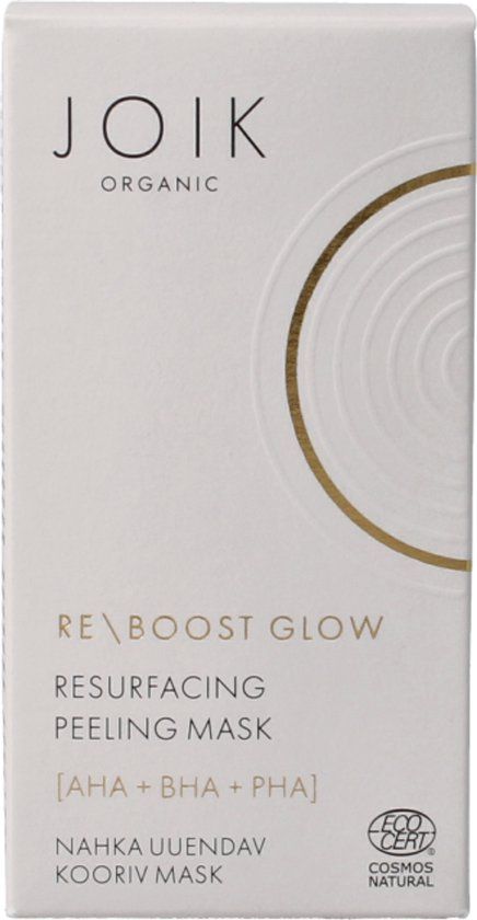 JOIK Organic - Re-boost Glow AHA+BHA+PHA Resurfacing Peeling Mask - 50 ml