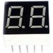 TRU COMPONENTS affiche 7 segments Rouge 14.2 mm 2 V Nombre de chiffres: 2 TRU-7S2-56RAG