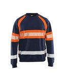 Blåkläder Sweater High Vis 3359-1158 - Marineblauw/Oranje - XXL