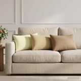 vidaXL - Kussensloop - 6 stuks - HEERLEN - Beige - 30 x 50 cm - Polyester